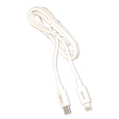 iggual cable USB CLightning 100 cm blanco Q30 3A